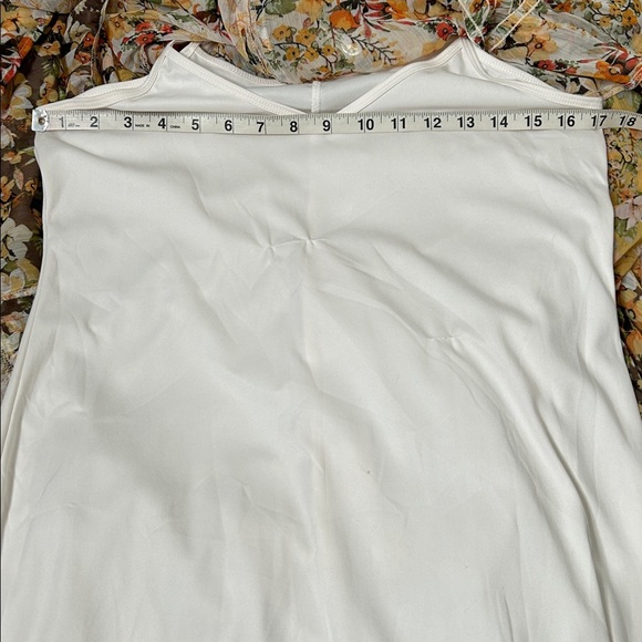 Fig and Flower Multicolor Autumn Floral Maxi Dress Tiered 3/4 Sleeves Medium - Picture 14 of 14